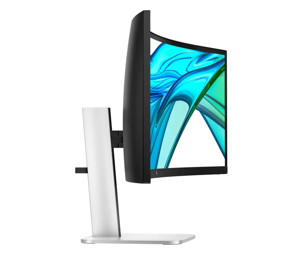 HP LCD HP 549pm Conferencing Monitor 49", 5120x1440 DQHD, VA AG 1800R, 400nits, 165Hz, 4000:1, 5ms, 32:9, DP 1.4, HDMI 2.1, 2xUSB-C 140W, USB-C 15W, 3x USB-A, repro, IR 5MP webcam, RJ-45, Výškově nast