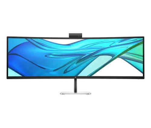 HP LCD HP 549pm Conferencing Monitor 49", 5120x1440 DQHD, VA AG 1800R, 400nits, 165Hz, 4000:1, 5ms, 32:9, DP 1.4, HDMI 2.1, 2xUSB-C 140W, USB-C 15W, 3x USB-A, repro, IR 5MP webcam, RJ-45, Výškově nastavitelný stojan
