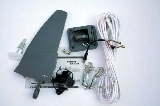 EVOLVEO Shark 35dB, aktivní venkovní anténa DVB-T/T2