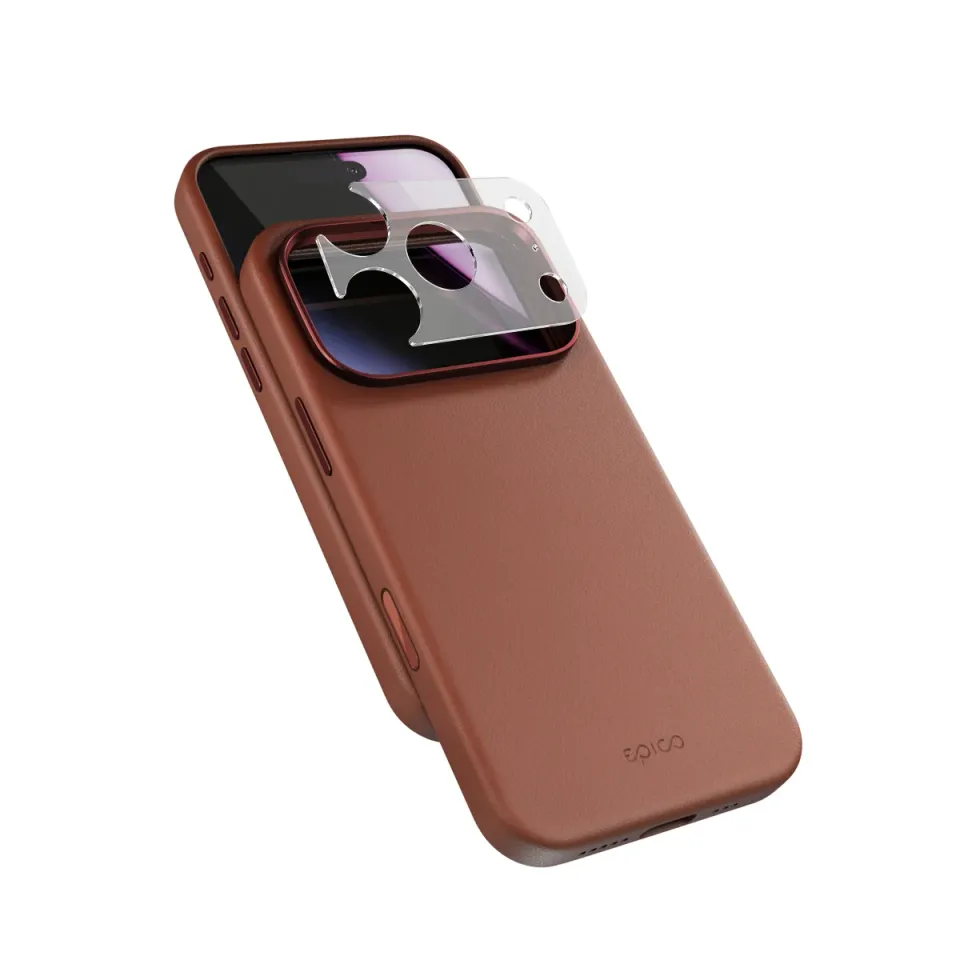 Epico Leather Mag+ Case iPhone 17 Pro/18 Pro hnědá