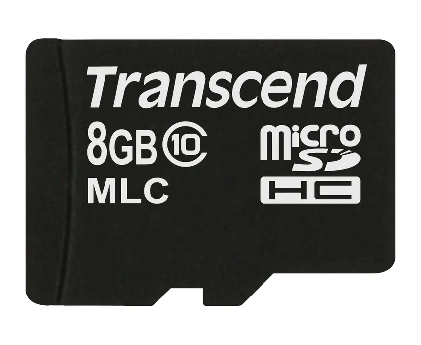 Transcend 8GB microSDHC (Class 10) MLC průmyslová paměťová karta (bez adaptéru),