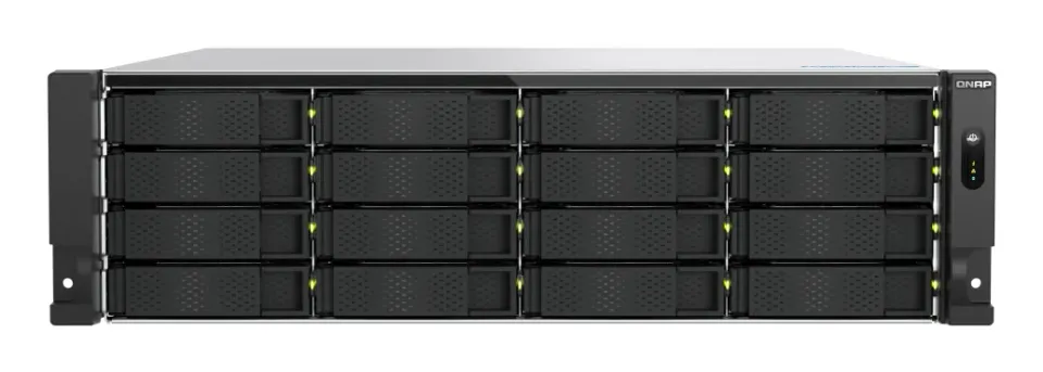 QNAP TS-h1677AXU-RP-R7-32G (8C/AMDRyzen77000/5,3GHz/32GBRAM/16xSATA/2xM.2/2x2,5GbE/2x10GbE/2xUSB3.2/3xPCIe/RP)