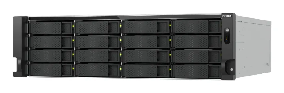 QNAP TS-h1677AXU-RP-R7-32G (8C/AMDRyzen77000/5,3GHz/32GBRAM/16xSATA/2xM.2/2x2,5GbE/2x10GbE/2xUSB3.2/3xPCIe/RP)