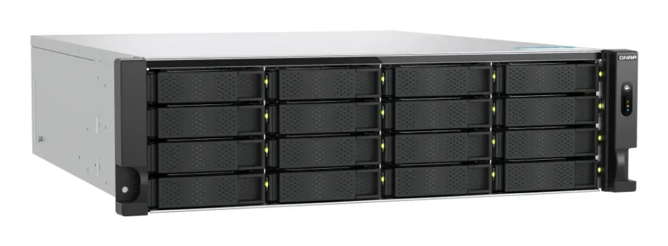 QNAP TS-h1677AXU-RP-R7-32G (8C/AMDRyzen77000/5,3GHz/32GBRAM/16xSATA/2xM.2/2x2,5GbE/2x10GbE/2xUSB3.2/3xPCIe/RP)