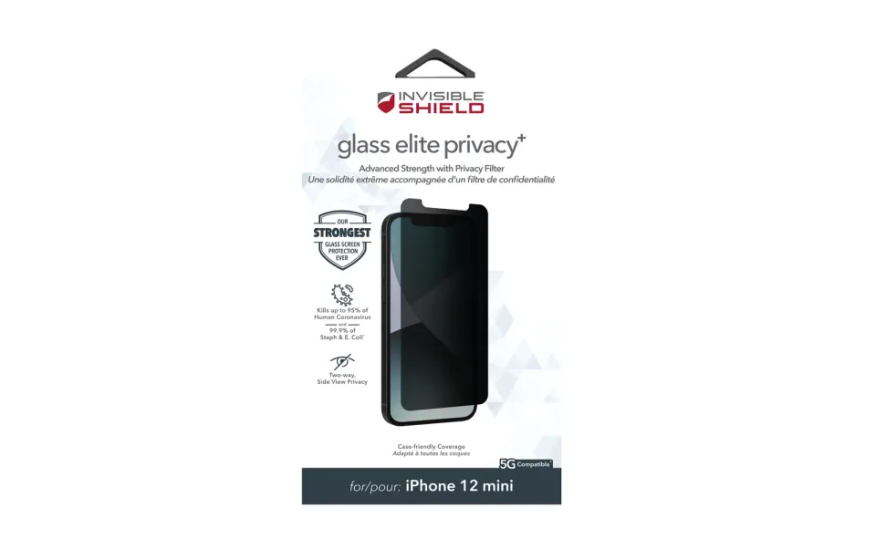 ZAGG Invisible Shield Elite Privacy + sklo iPhone 12 mini