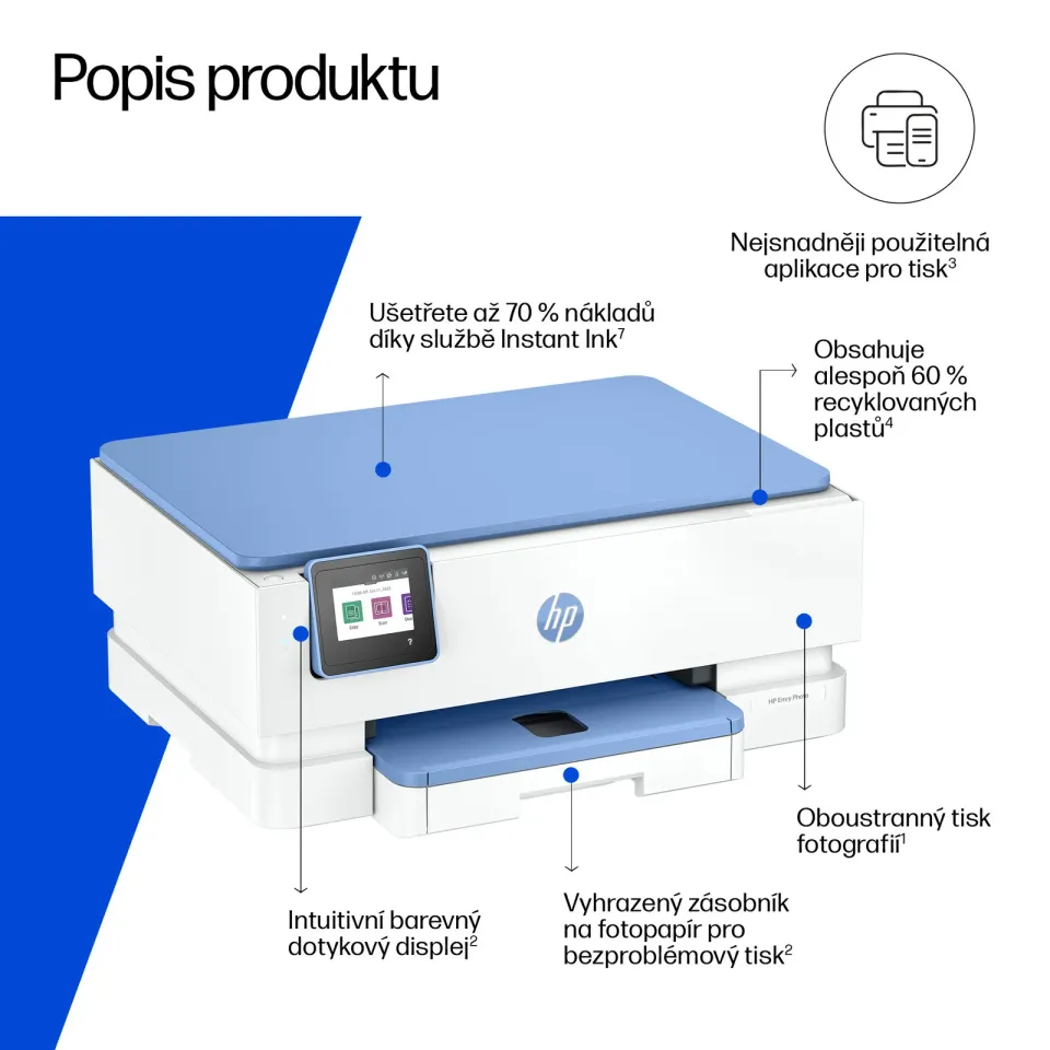 HP ENVY/Photo 7231 All-in-One/MF/Ink/A4/WiFi/USB
