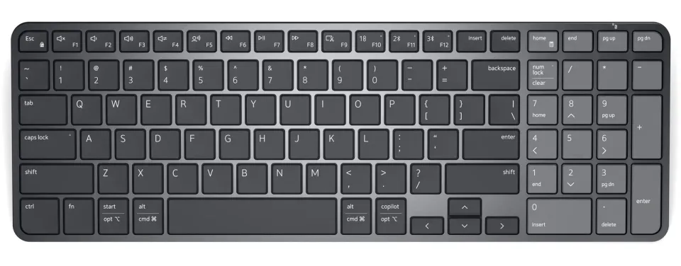 Dell bezdrátová klávesnice dobíjecí KB746 CZ/SK
