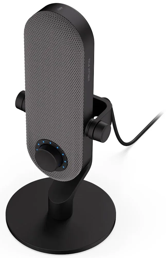 Krux mikrofon Pin / stolní mikrofon / 3,5mm jack / USB-C / černý