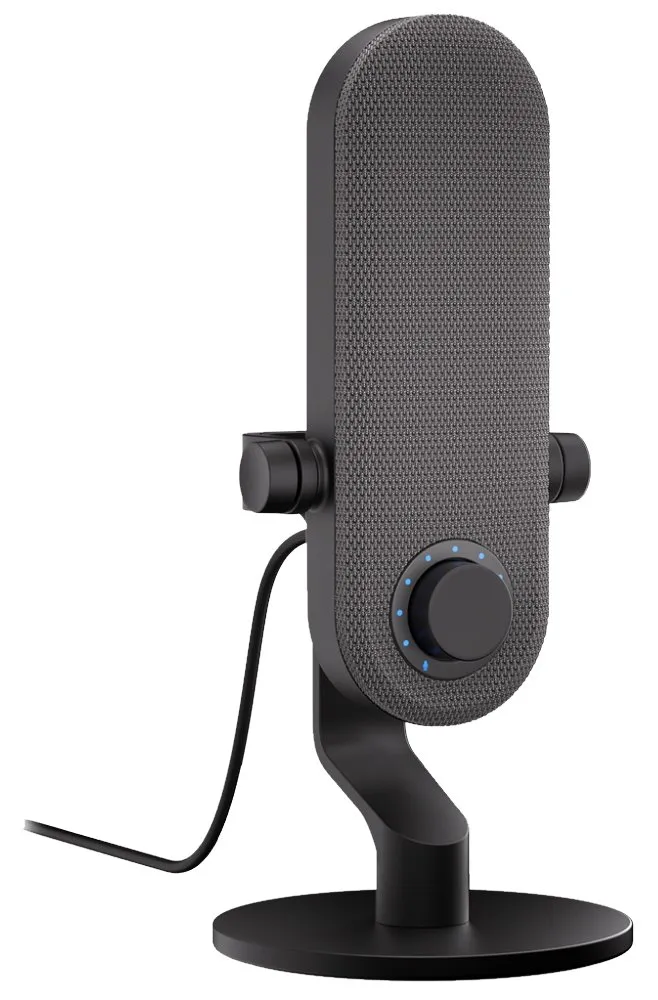 Krux mikrofon Pin / stolní mikrofon / 3,5mm jack / USB-C / černý