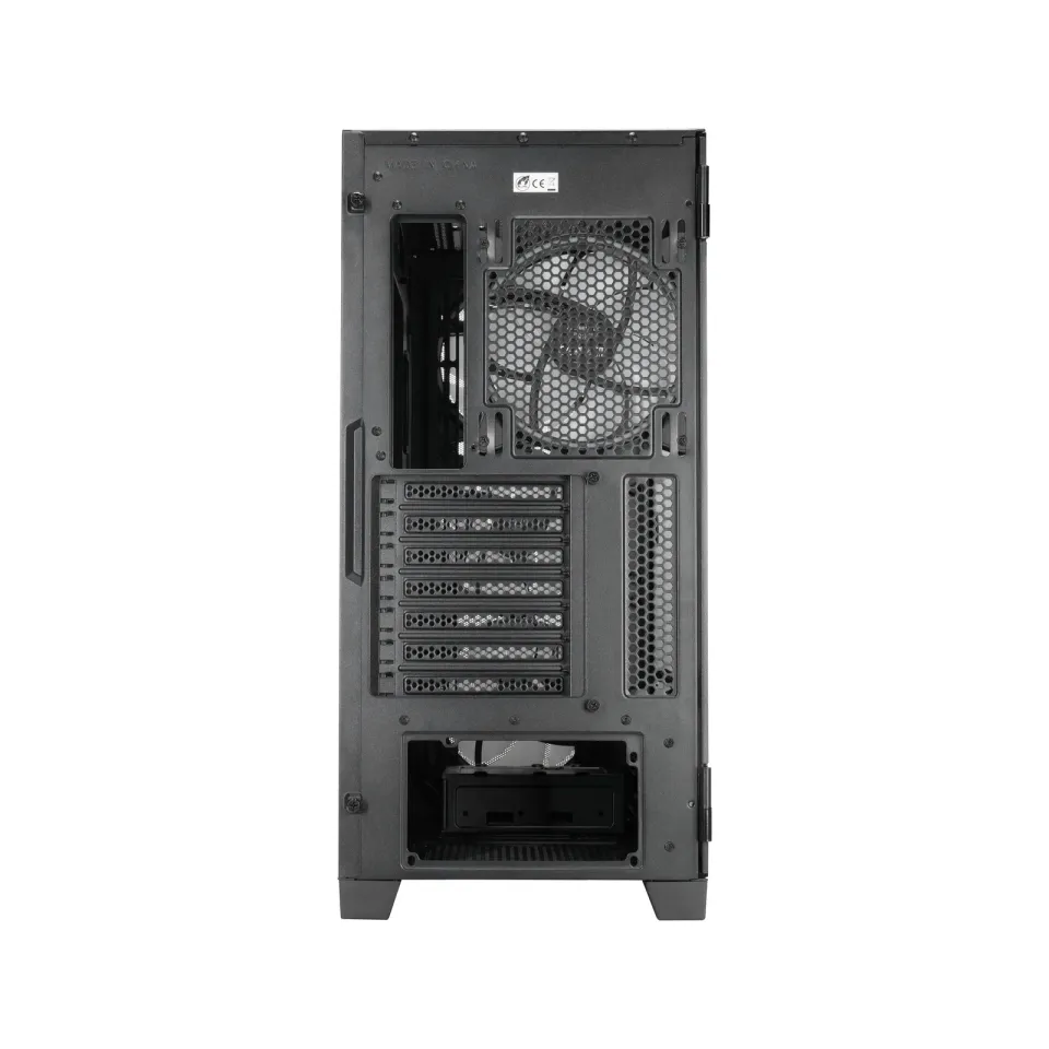 CHIEFTEC skříň APEX LUMO, E-ATX, 1x USB-C 3.2, 2x USB 3.0, 4x 140mm ARGB Fan, ARGB Hub, černá