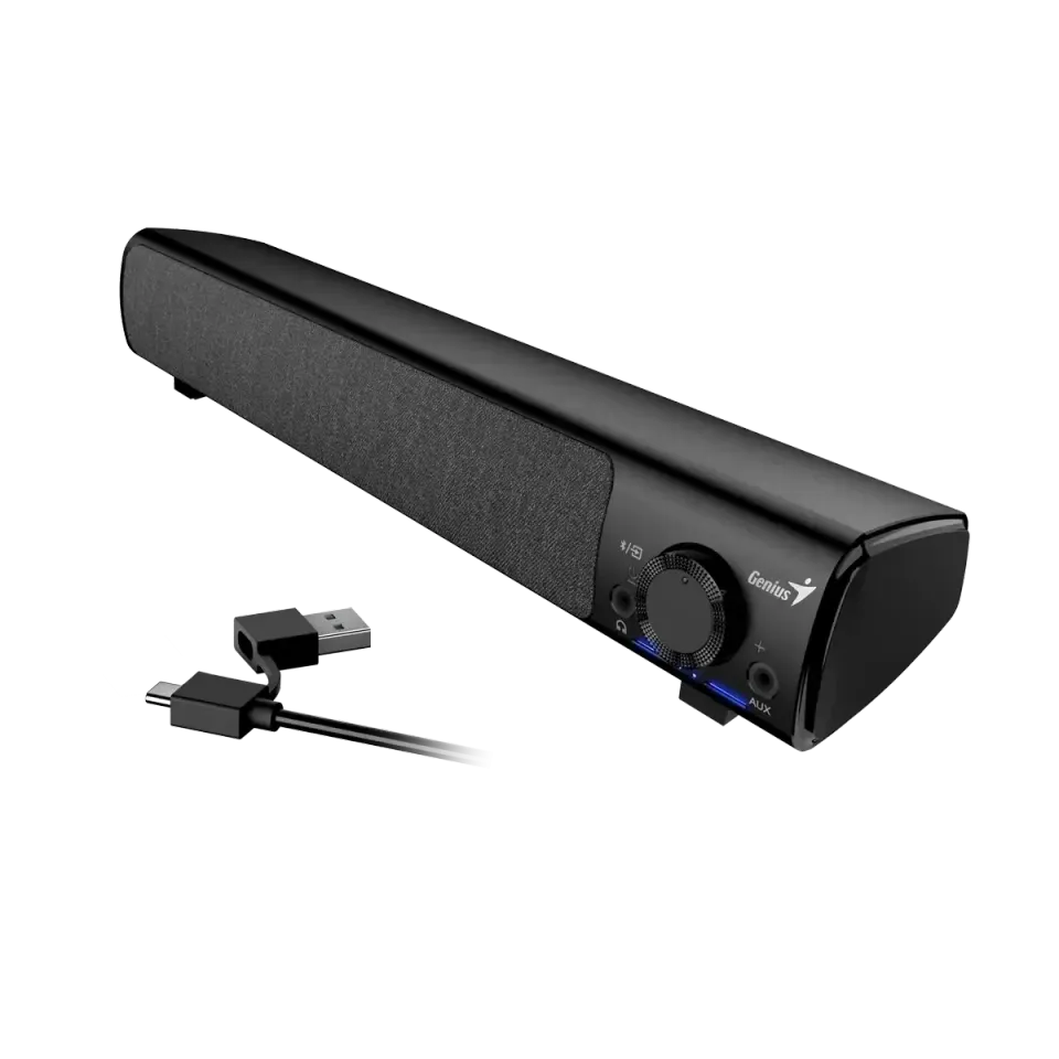 GENIUS repro Wireless SoundBar 220BT/ Bluetooth/ 3,5" jack/ 4W/ černý