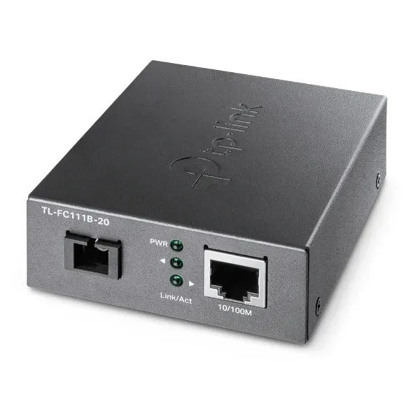 TP-Link TL-FC111B-20 WDM Media Konvertor 1x 10/100 Mbps RJ45/ 1x 100Mbps SC/ Eth/Optika (single-mode)