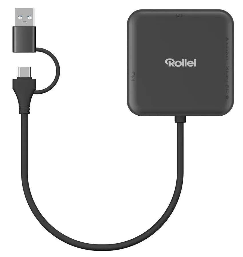 Rollei 4-in-1 Card Reader for SD, CF, MS & microSD