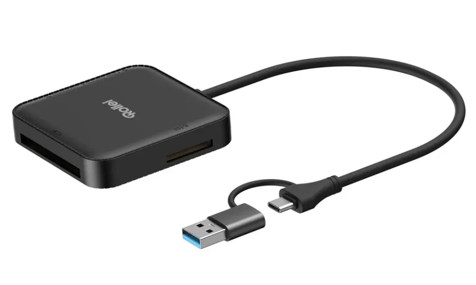 Rollei 4-in-1 Card Reader for SD, CF, MS & microSD