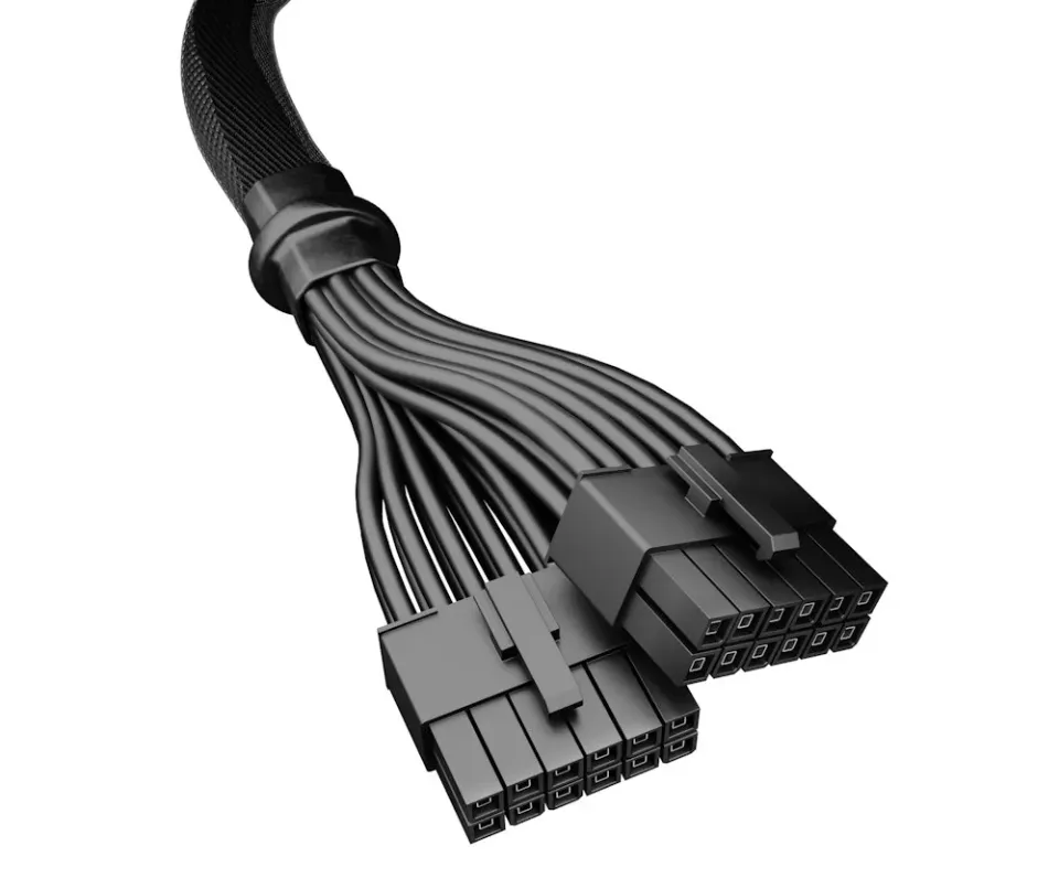 Be Quiet! kabelový adaptér 12VHPWR na grafické karty Nvidia RTX4000