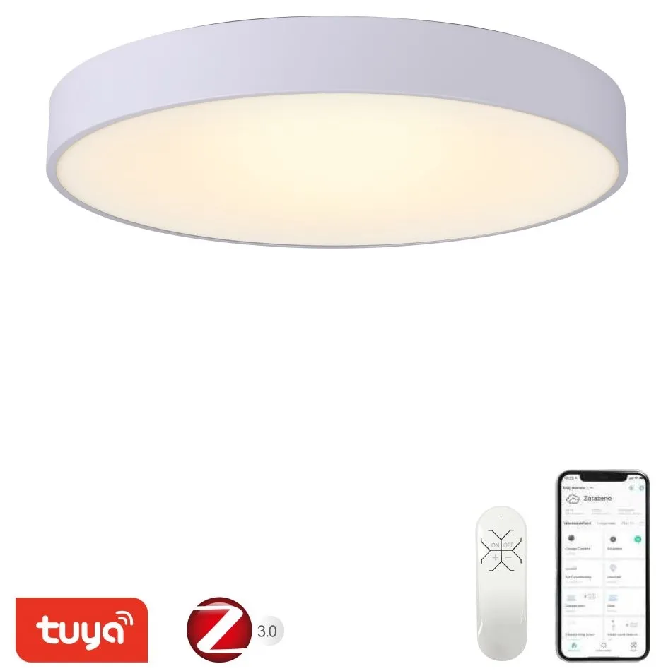 IMMAX NEO RONDATE SLIM SMART stropní svítidlo 80 x 7cm 65W bílé, Zigbee 3.0, TUYA