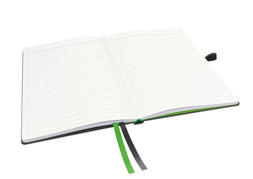 LEITZ Zápisník Complete, A5, linka, černá