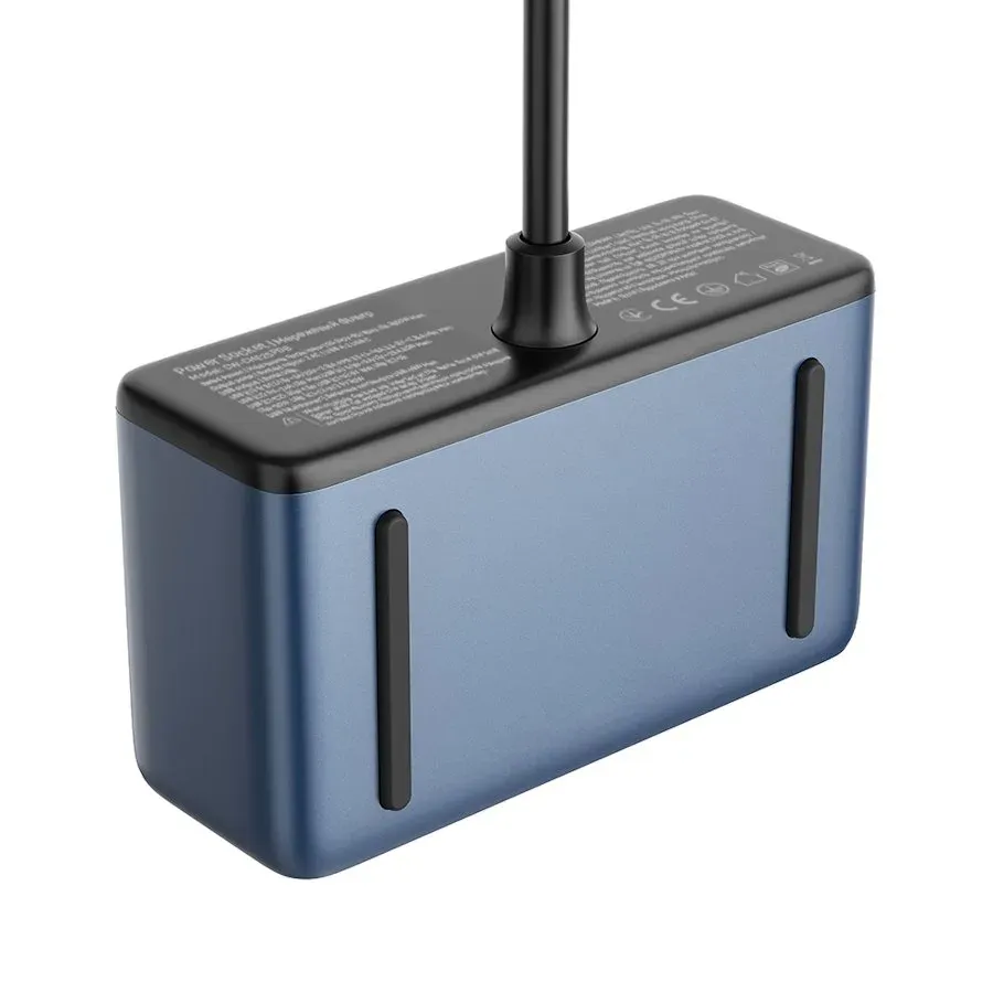 COLORWAY Prodlužovací napájecí přívod s přepěťovou ochranou/ 2x Schuko/ 2x USB-C 45W/ 1x USB-A/ kabel 2m