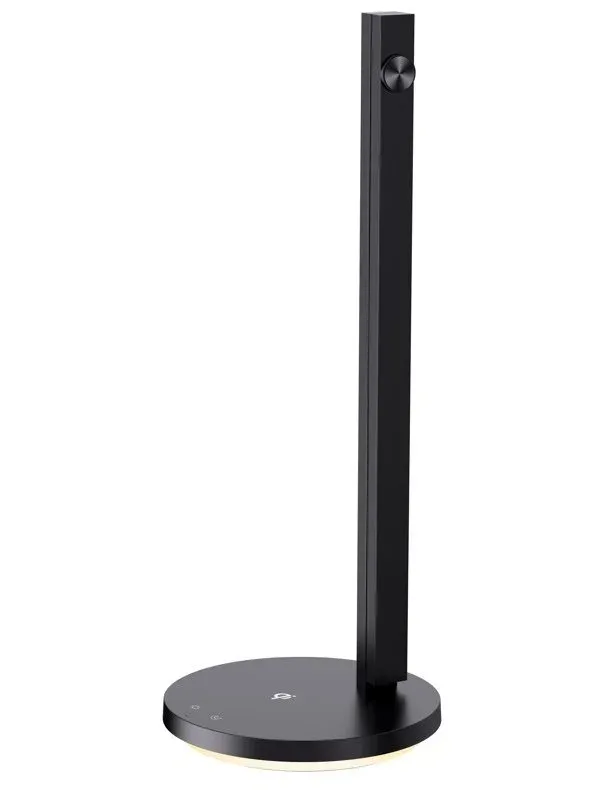 IMMAX LED stolní lampička BEAM/ Qi nabíjení/ 18W/ DC 12V/2A/ noční podsvícení/ stmívatelná/ sklápěcí rameno/ černá