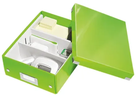 LEITZ Organizační box Click&Store, velikost S, zelená