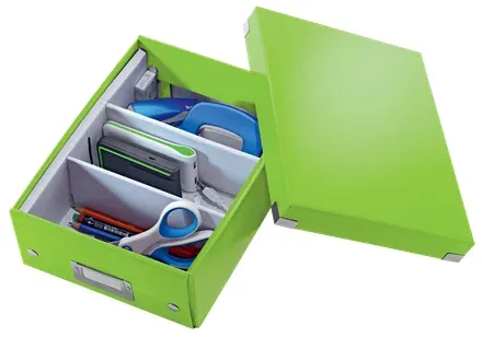 LEITZ Organizační box Click&Store, velikost S, zelená