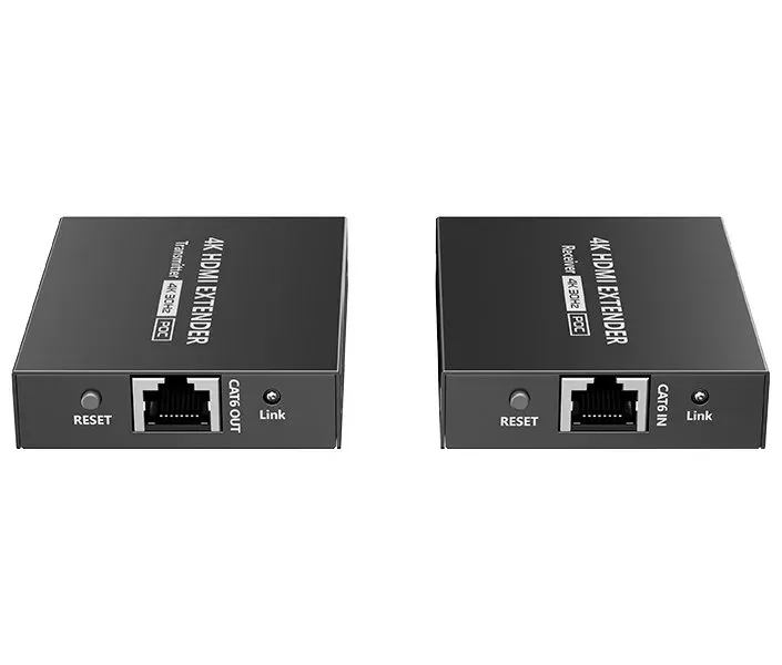 XtendLan CAT6 HDMI extender, vysílač+přijímač, 40m 4k/2k/1080p po jednom CAT6 kabelu, POC, přenos IR