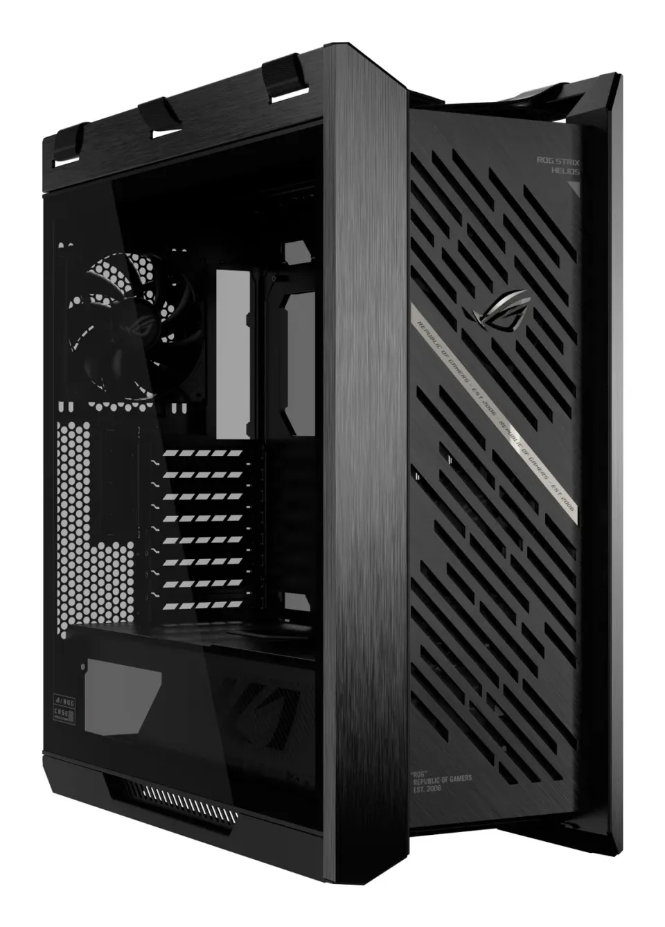 ASUS Case ROG Strix Helios II GX601S, E-ATX, Průhledná bočnice, 4x 140mm Fan, černá
