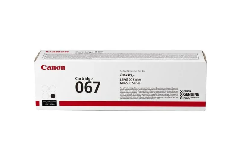 CANON CRG 067 originální toner black pro LBP631Cdw, LBP633Cdw, MF651Cw, MF655Cdw, a MF657Cdw.