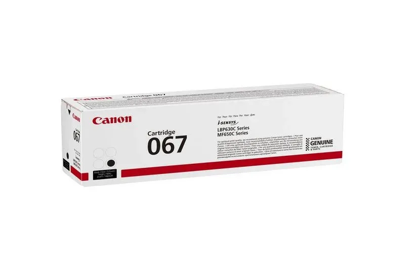 CANON CRG 067 originální toner black pro LBP631Cdw, LBP633Cdw, MF651Cw, MF655Cdw, a MF657Cdw.