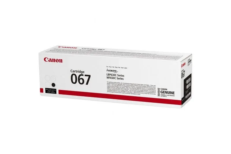 CANON CRG 067 originální toner black pro LBP631Cdw, LBP633Cdw, MF651Cw, MF655Cdw, a MF657Cdw.