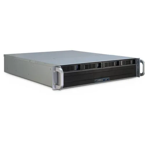 INTER-TECH case storage IPC 2U-2404L, rack 2U