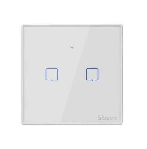 SONOFF T2 EU 2C, eWeLink přepínač (T2EU2C-TX), WIFI+RF, kompatibilní s eWeLink (Chytrý vypínač)