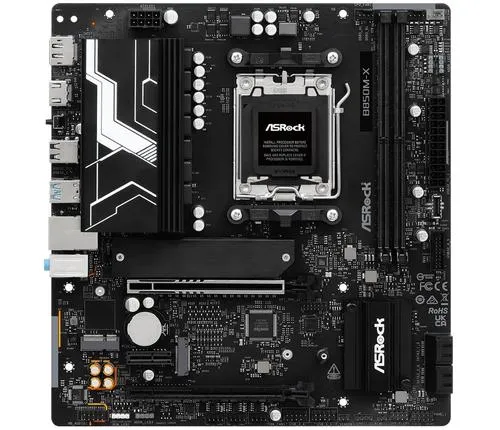 ASROCK B850M-X R2.0 (AM5, amd B850, 2xDDR5, PCIE 5.0, HDMI, 4xSATA3 +2xM.2, USB3.2 G2, GLAN 2,5G, mATX)
