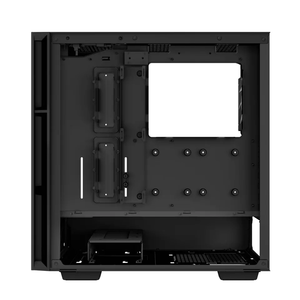 DEEPCOOL skříň CH560 Digital / MidT/ 3x140 a 120mm ARGB fan / USB 3.0 / USB-C/ tvrzené sklo / digitální displej / černá