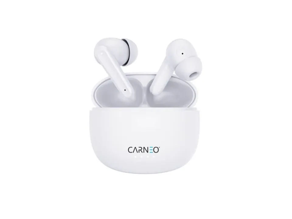CARNEO BT sluchátka HERO pods ANC + ENC white