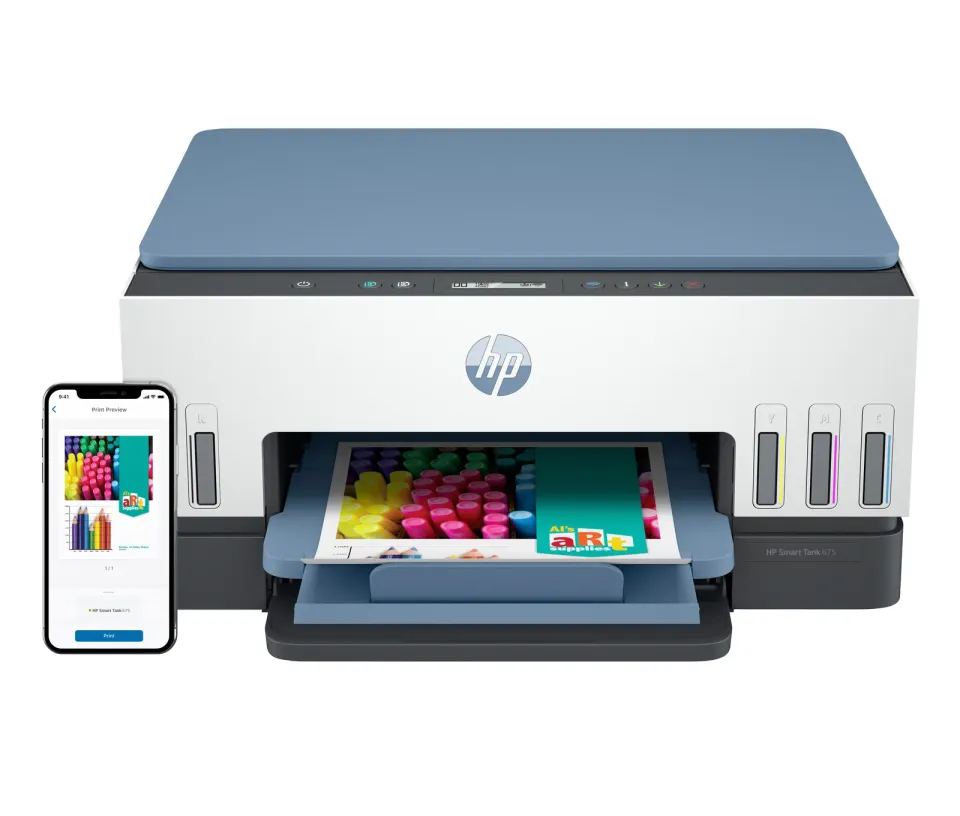 HP Smart Tank/675/MF/Ink/A4/WiFi/USB
