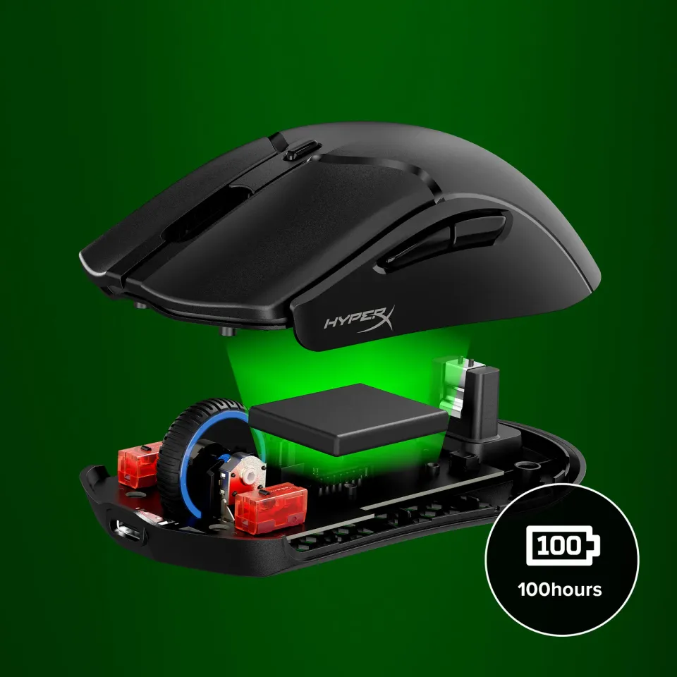 HyperX Pulsefire Haste 2 Mini Wireless Black Gaming Mouse - Myš