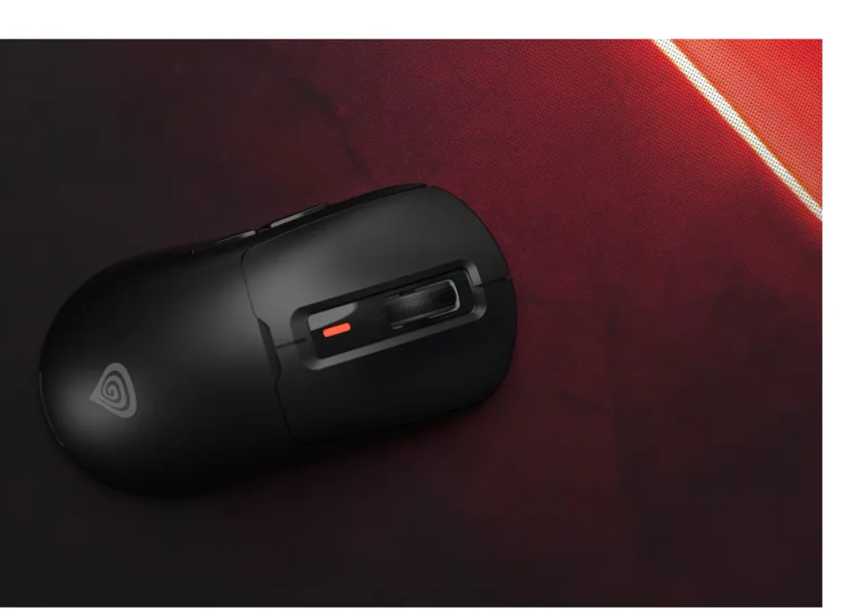 Genesis herní myš ZIRCON 660 PRO/Herní/Optická/Pro praváky/26 000 DPI/Drátová+bezdrátová/Černá