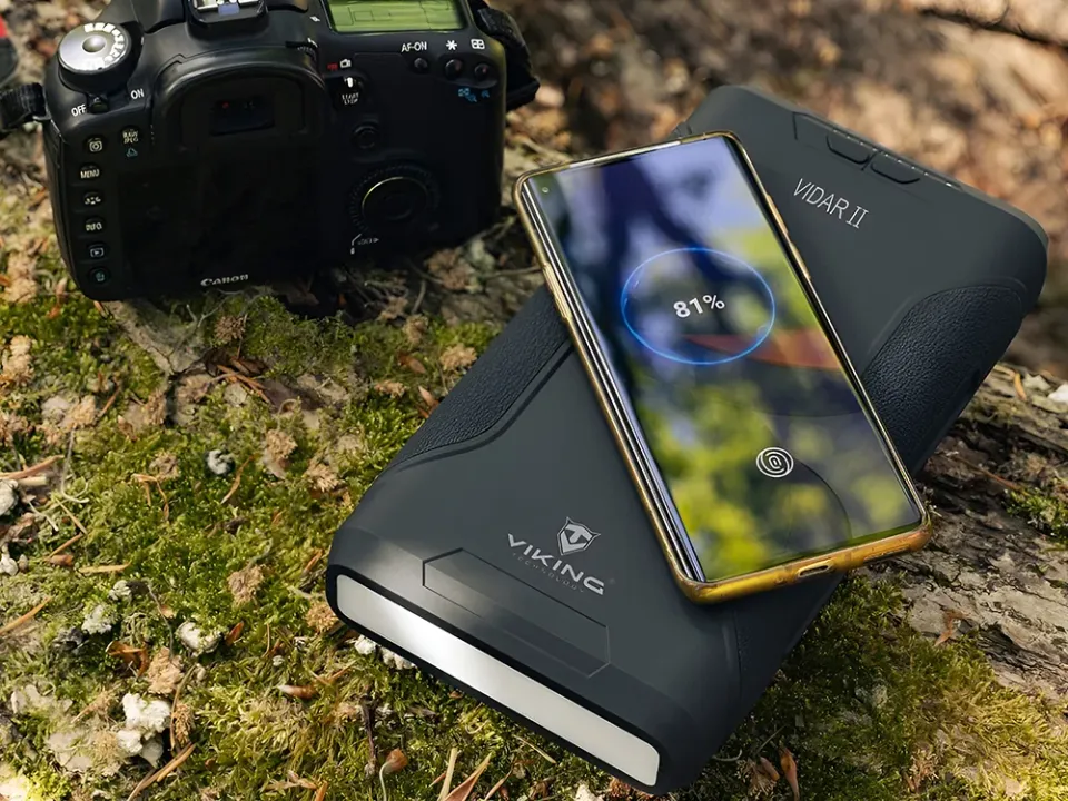 Viking outdoorová powerbanka VIDAR II, 72000 mAh, bezdrátové nabíjení