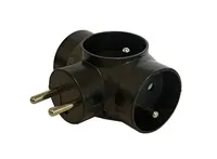 Konnoc DX-R3 runder Verteiler schwarz