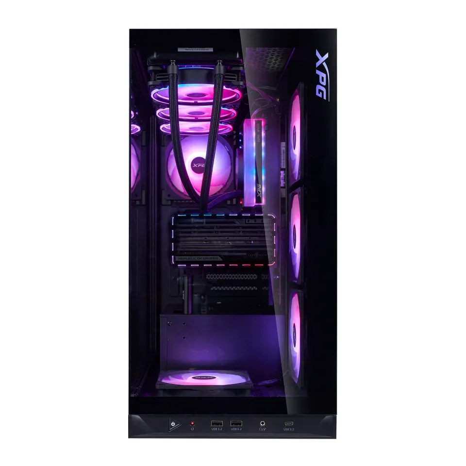 Adata XPG INVADER X BTF/Midi Tower/Transpar./Černá