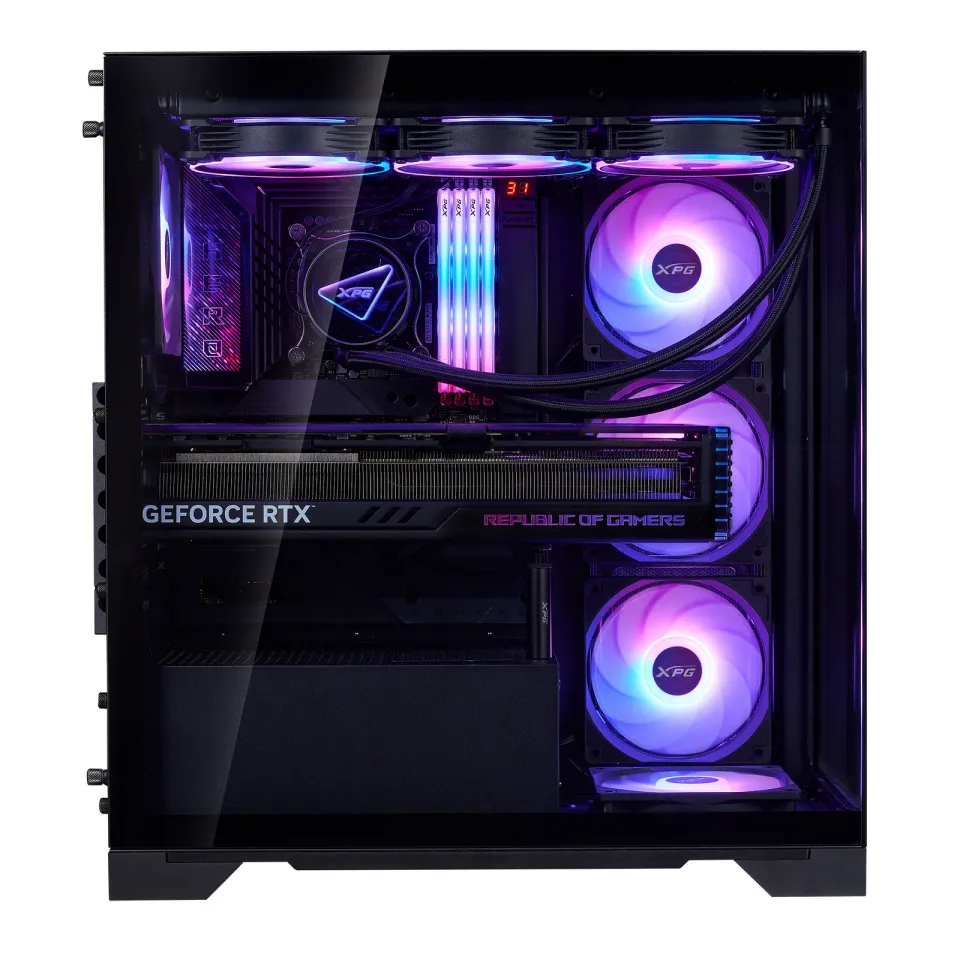 Adata XPG INVADER X BTF/Midi Tower/Transpar./Černá