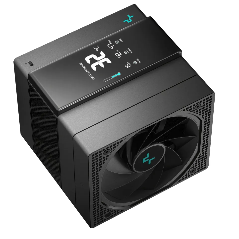 DEEPCOOL CPU Chladič ASSASSIN IV VC VISION, 1x120mm, 1x140mm, LGA2066, AM5, černá