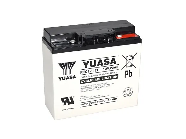 Baterie YUASA REC22-12I (12V; 22Ah; cyklická)