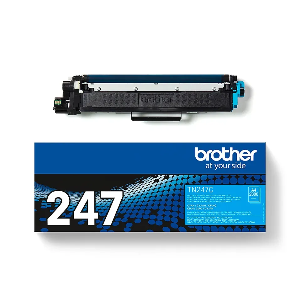 Brother - TN-247C, cyan toner (až 2 300 stran)