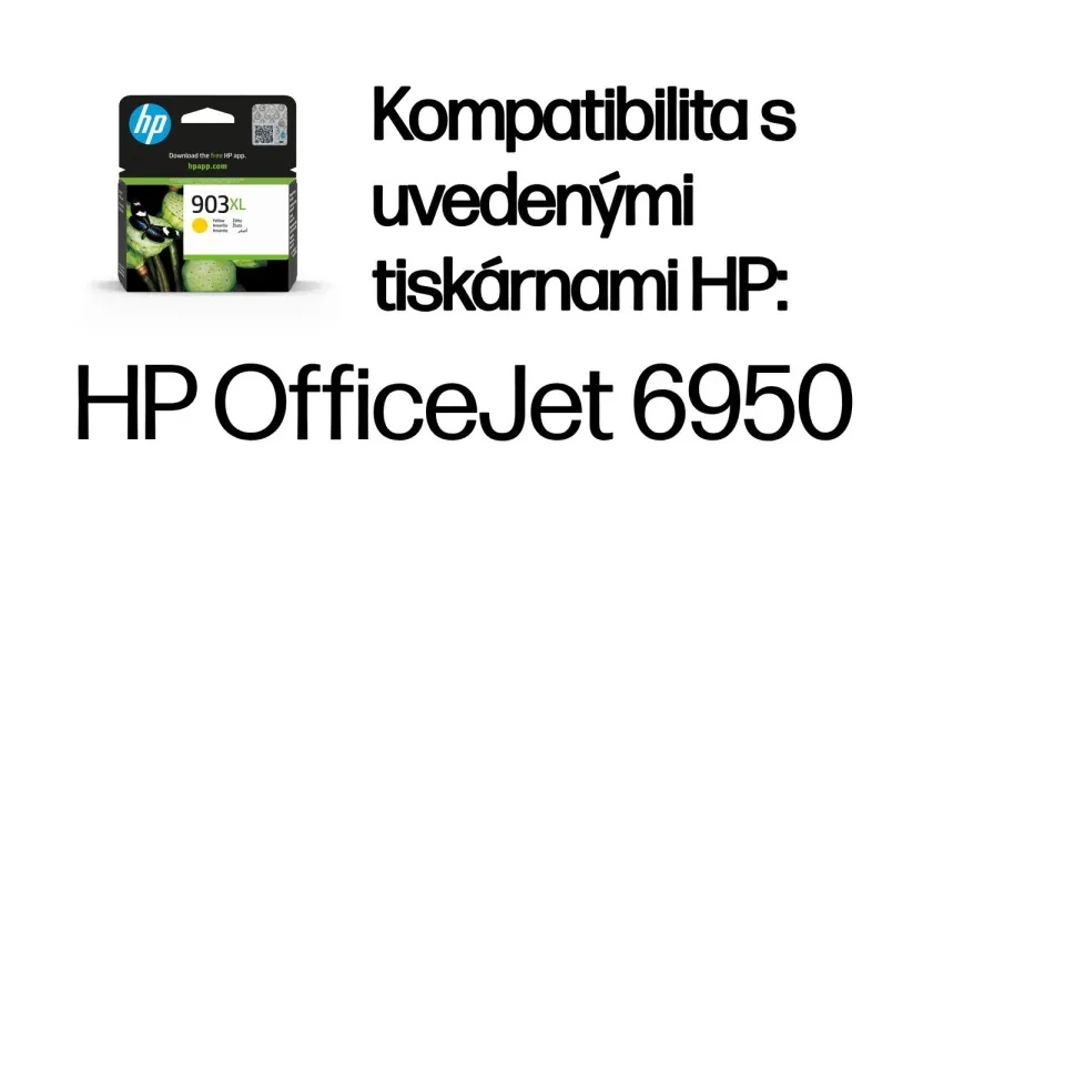 HP T6M11AE náplň č.903XL žlutá velká cca 750 stran (pro HP OfficeJet Pro 6950, 6960, 6970