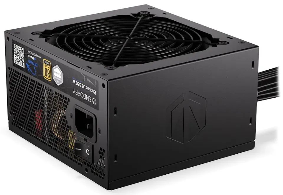 Endorfy Enduro L6 850W, Zdroj, ATX 3.1, 850W, aktivní PFC, 120mm ventilátor, PCI