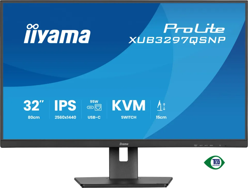 iiyama ProLite/XUB3297QSNP-B1/32"/IPS/QHD/100Hz/1ms/Černá/5R