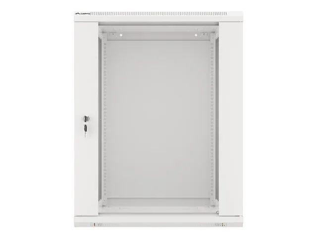 LANBERG Nástěnná jednodílná skříň 19", 15U 600x600 (v rozloženém stavu) šedá (RA