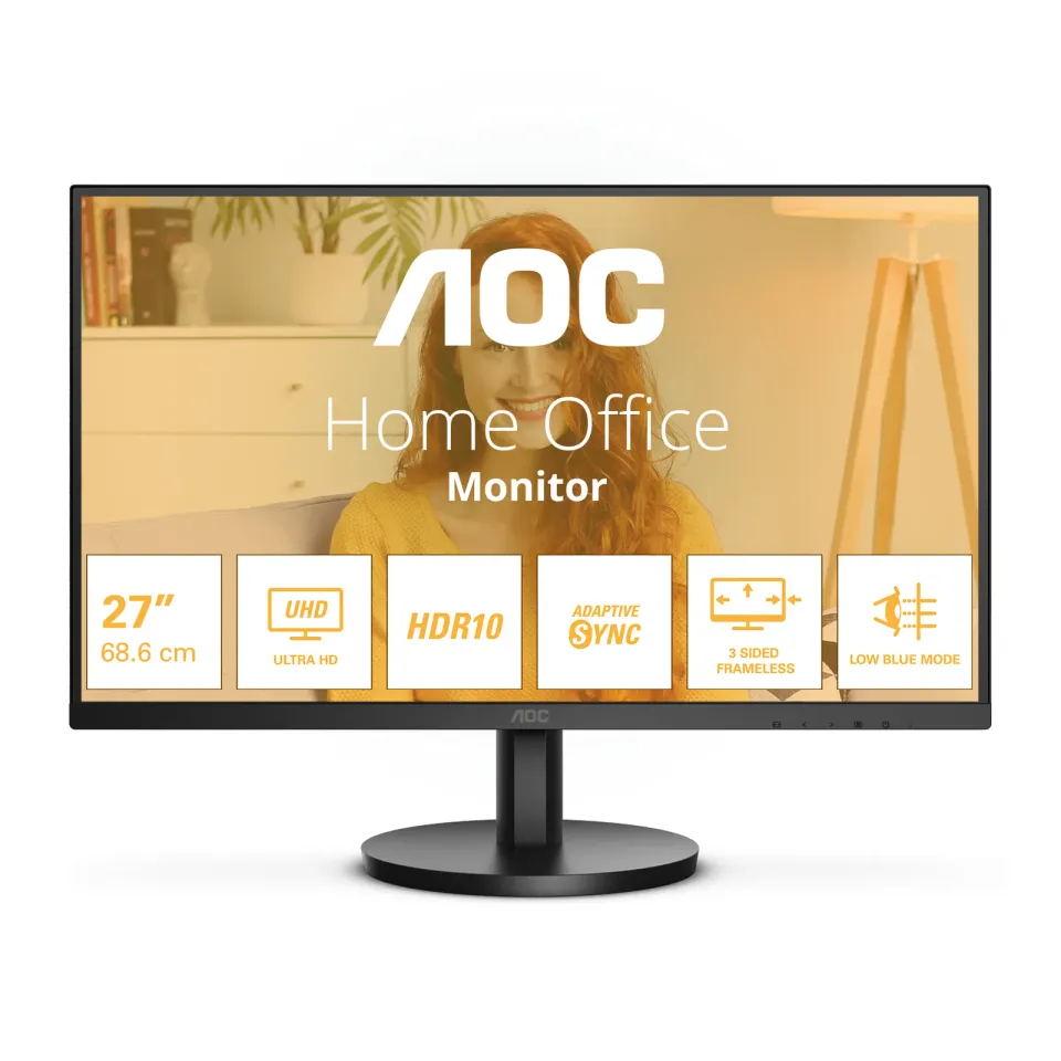 AOC LCD U27B3M 27" VA 4K/3840x2160@60Hz/4ms/300cd/2xHDMI/DP/Repro/VESA